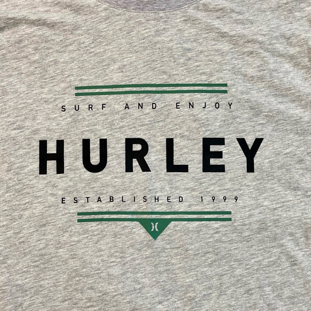 Hurley Surf & Enjoy Logo T-Shirt Size XL - Picture 2 of 3